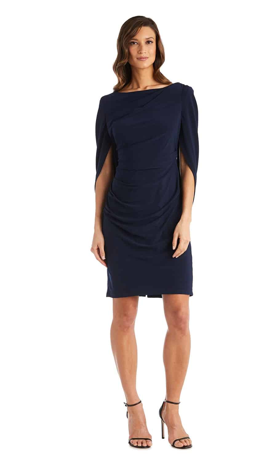 שמלת ערב קצרה שרוול מחובר