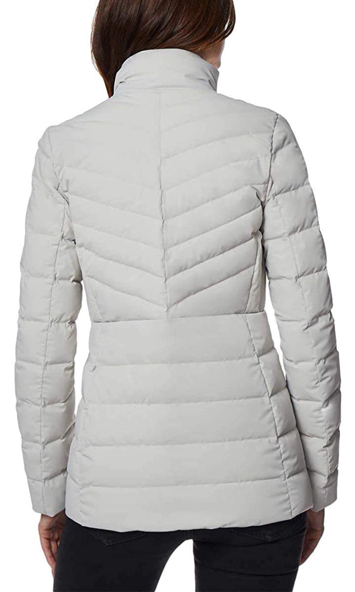 Heat - מעיל נשים קל משקל לבן אופוויט גזרה מחטבת – תמונה 3