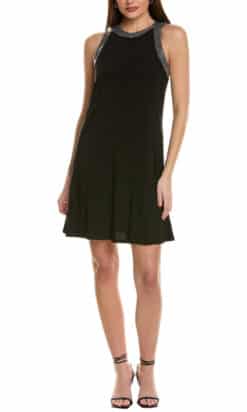 שמלת ערב קצרה שחורה